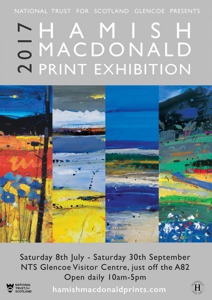 Hamish MacDonald Print Exhibition Glencoe poster 2017 Final WEB